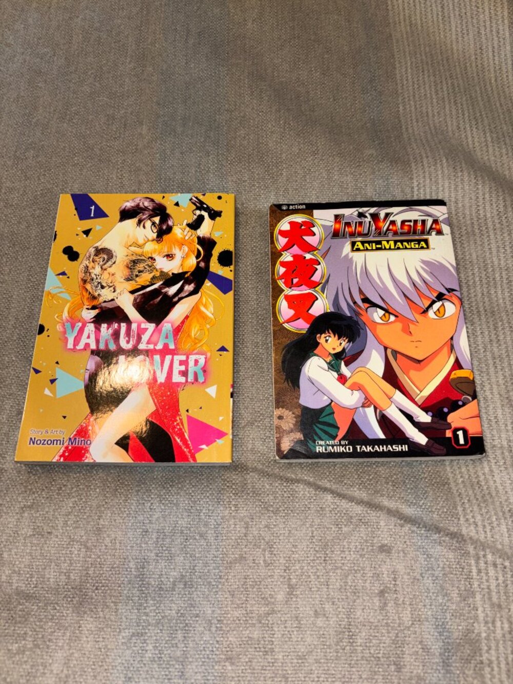 Yakuza Lover, Vol. 1 & Inuyasha Ani-Manga, Vol. 1 Anime Books